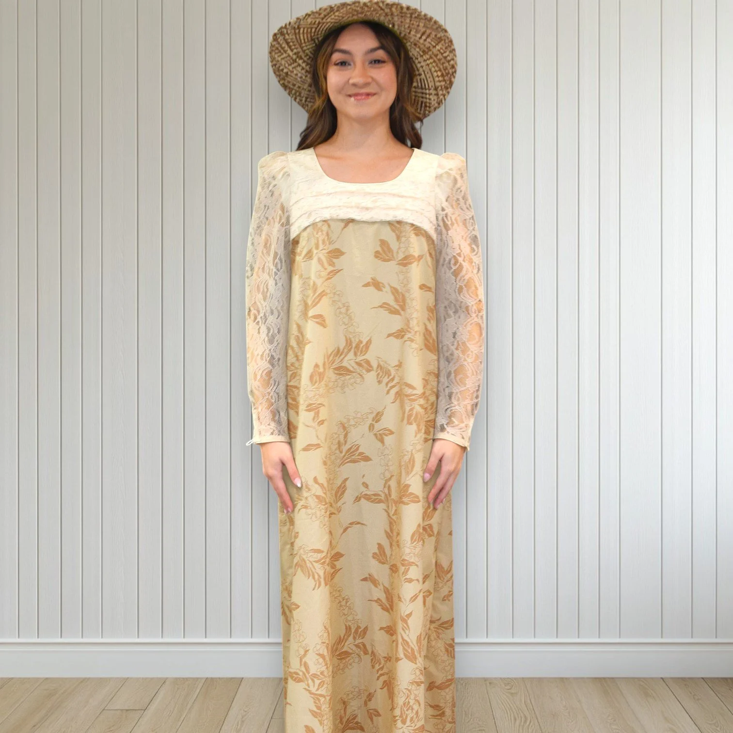 週末価格！1980/90s Princess Kaiulani ワンピース 週末価格！1980/90s Princess Kaiulani ワンピース